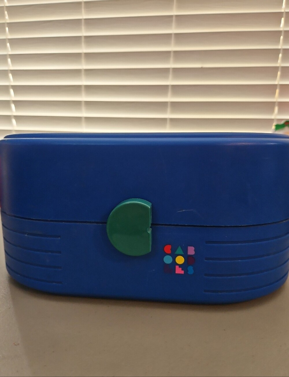 Y2k Vintage 90s Caboodles Makeup Organizer Case Model 2615 Blue & Turquoise